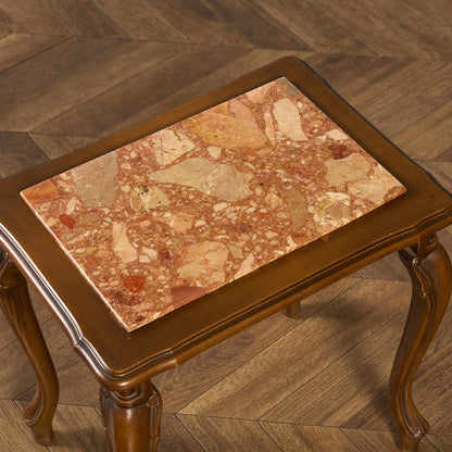 英国 クラシック 大理石 ネストテーブル サイドテーブル #96617