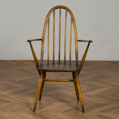 ヴィンテージ クエーカー アームチェア ラウンドゴールドラベル