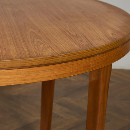 英国 ヴィンテージ エクステンション ラウンド ダイニングテーブル