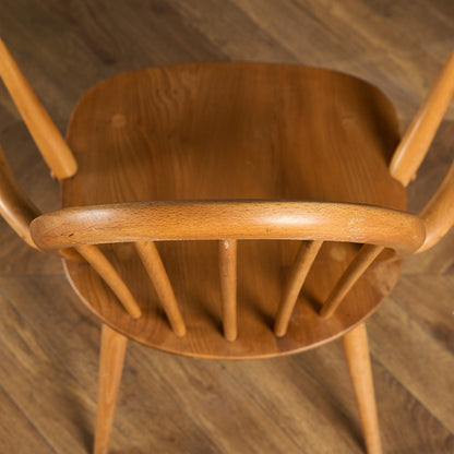 アーコール ERCOL ヴィンテージ クエーカー アームチェア ブルーラベル #94157