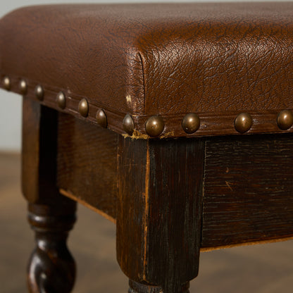 英国 クラシック 収納付 スツール #90015