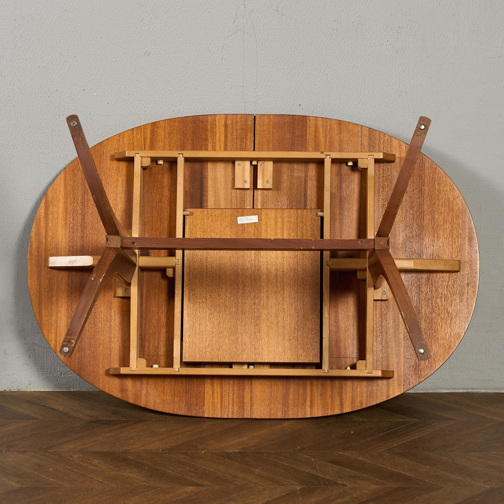 ヴィンテージ エクステンション オーバル ダイニングテーブル