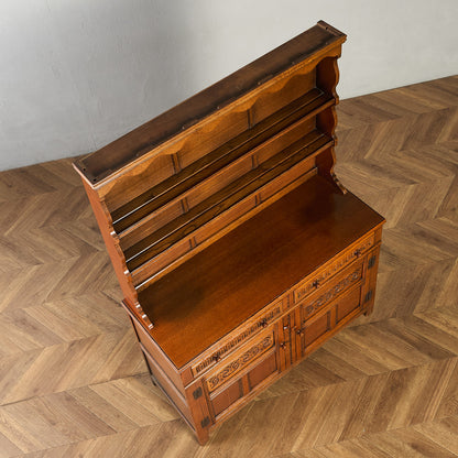 Pratts オーク材 ウェルシュドレッサー カップボード