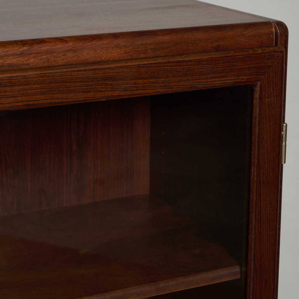 デンマーク ヴィンテージ ブックケース カスタム アイアンヘアピンレッグ