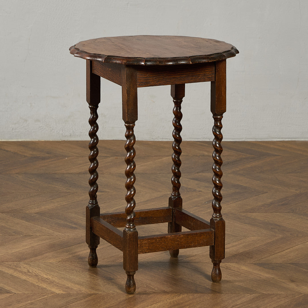 英国 クラシック バーリーシュガーツイスト サイドテーブル