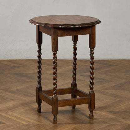 英国 クラシック バーリーシュガーツイスト サイドテーブル