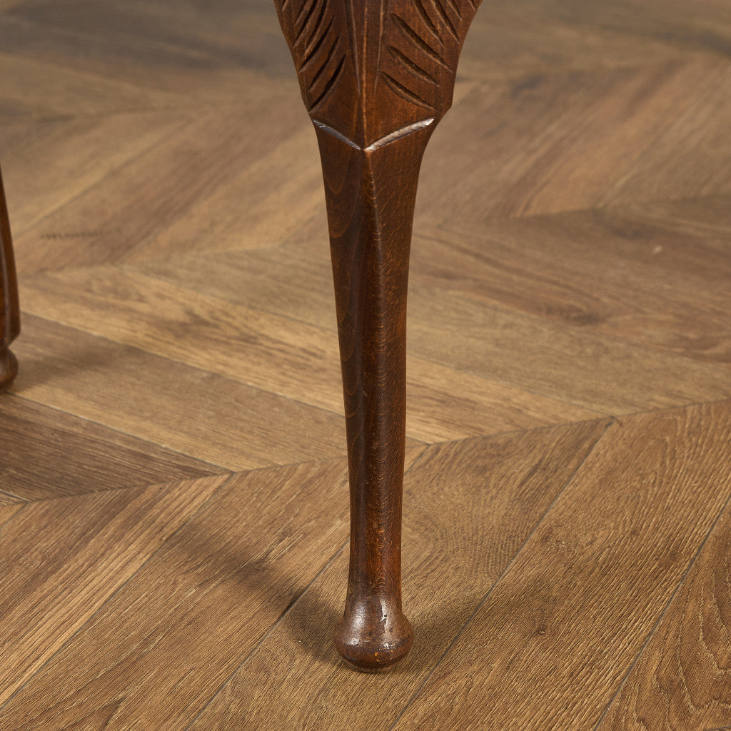 英国 クラシック ガラストップ コーヒーテーブル