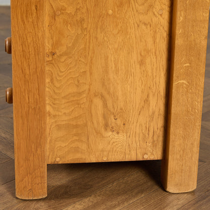 オランダ製 オーク 無垢材 サイドキャビネット