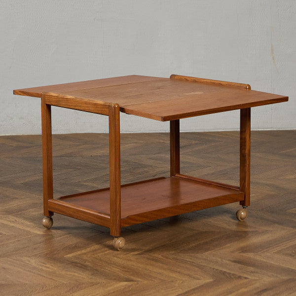 英国 ヴィンテージ ドロップリーフ トロリーワゴン