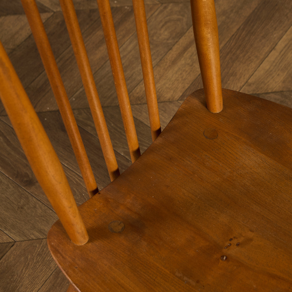 ヴィンテージ スティックバック ハイバックチェア ブルーラベル