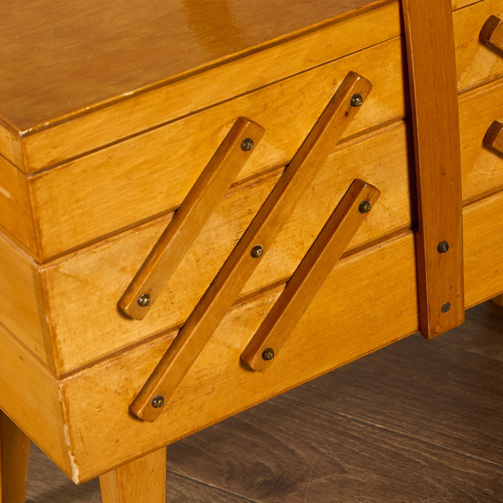 英国 ヴィンテージ ソーイングボックス