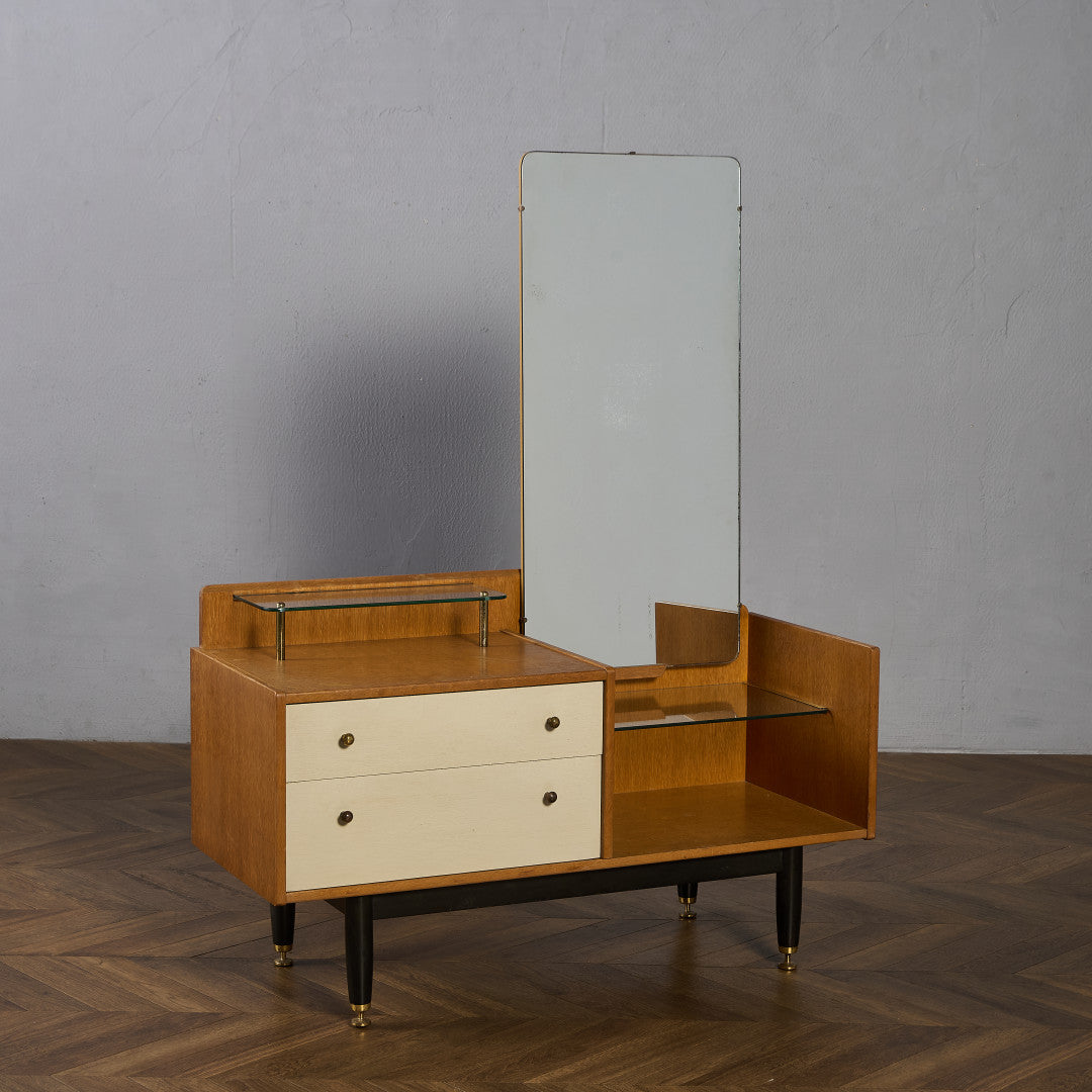 Chinese white ヴィンテージ ドレッシングチェスト 初期ゴールドラベル