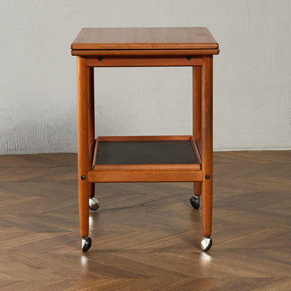 英国 ヴィンテージ ターンリーフ ティートロリー