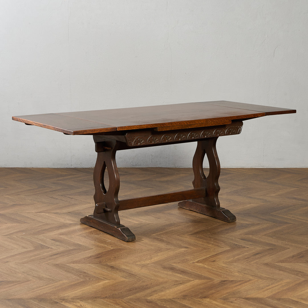 英国 クラシック ドローリーフ ダイニングテーブル