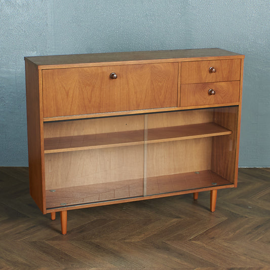 ヴィンテージ ガラスキャビネット