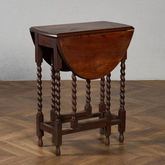 英国 クラシック ドロップリーフ ゲートレッグテーブル #97309