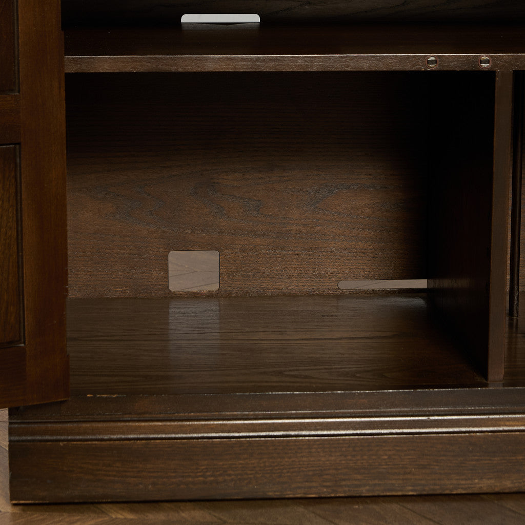 Old Colonial Mural レコード キャビネット  ラウンドゴールドラベル