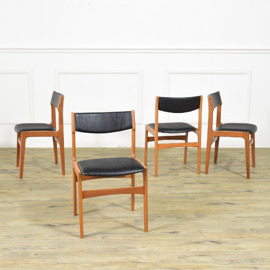 英国ヴィンテージ ダイニングチェア4脚セット