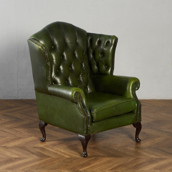 英国 クラシック チェスターフィールド チェア