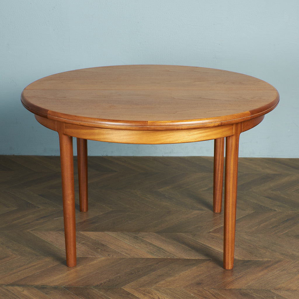 英国ヴィンテージ エクステンション ラウンドダイニングテーブル