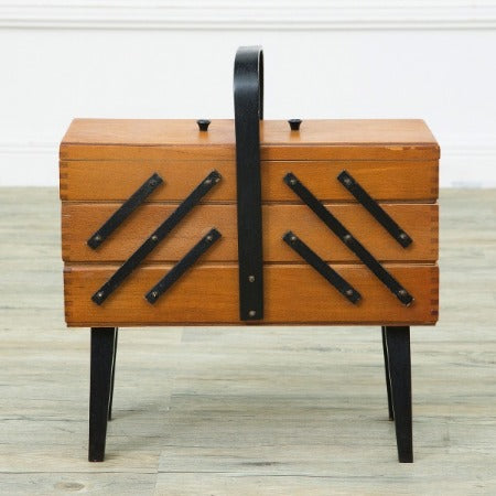 英国ヴィンテージ ソーイングボックス