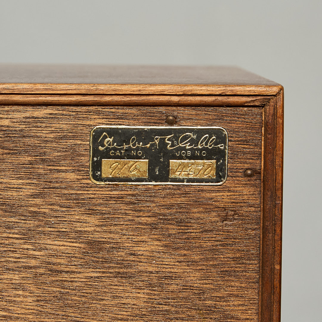 ハーバート・E・ギブス Herbert E. Gibbs ヴィンテージ ナロー オープン ブックケース #91674