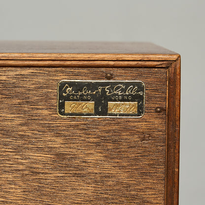 ハーバート・E・ギブス Herbert E. Gibbs ヴィンテージ ナロー オープン ブックケース #91674