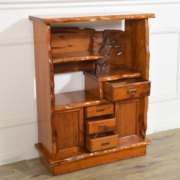 屋久杉 無垢材 茶棚 #31816 – camori ヴィンテージ家具・北欧