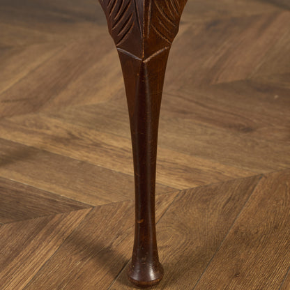 英国 クラシック ガラストップ コーヒーテーブル