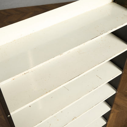 英国製 インダストリアル オープン スチール シェルフ