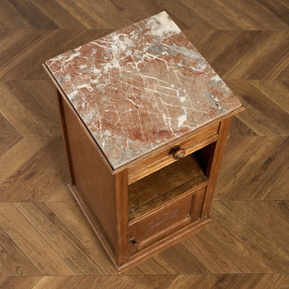 英国 クラシック 大理石 サイドキャビネット #97017