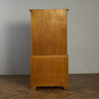 英国 クラシック エドワーディアン ブックケース 食器棚 #90051