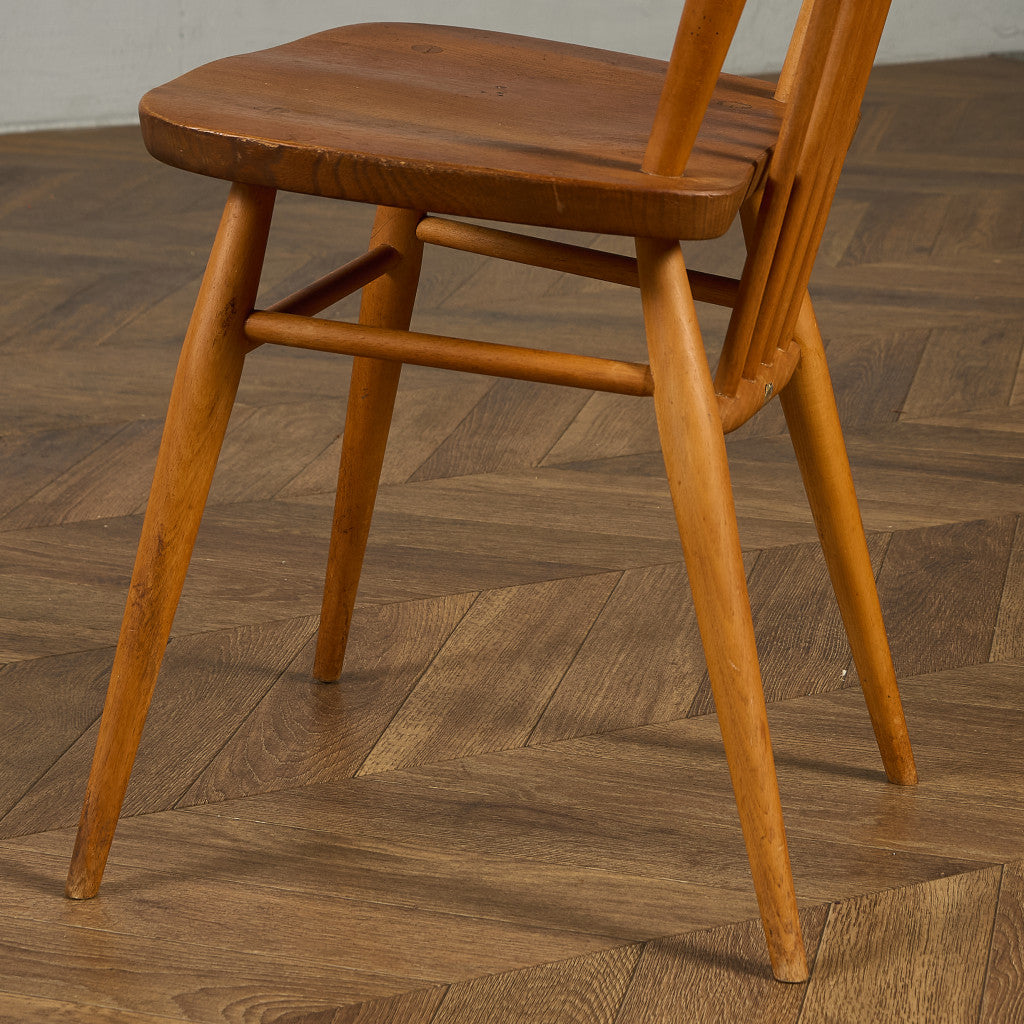 ヴィンテージ スティックバック ハイバックチェア ブルーラベル