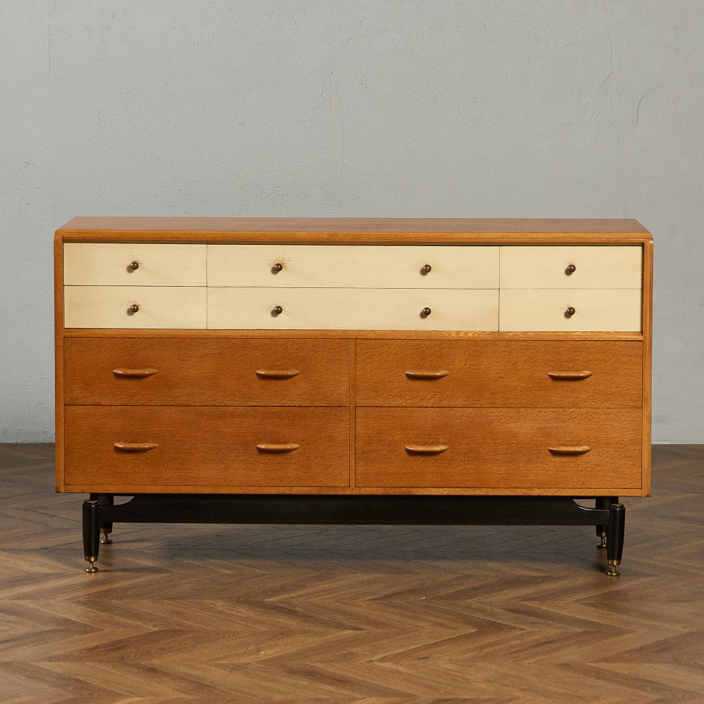 Chinese white ドロワー チェスト (B897)