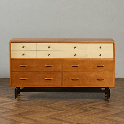 Chinese white ドロワー チェスト (B897)