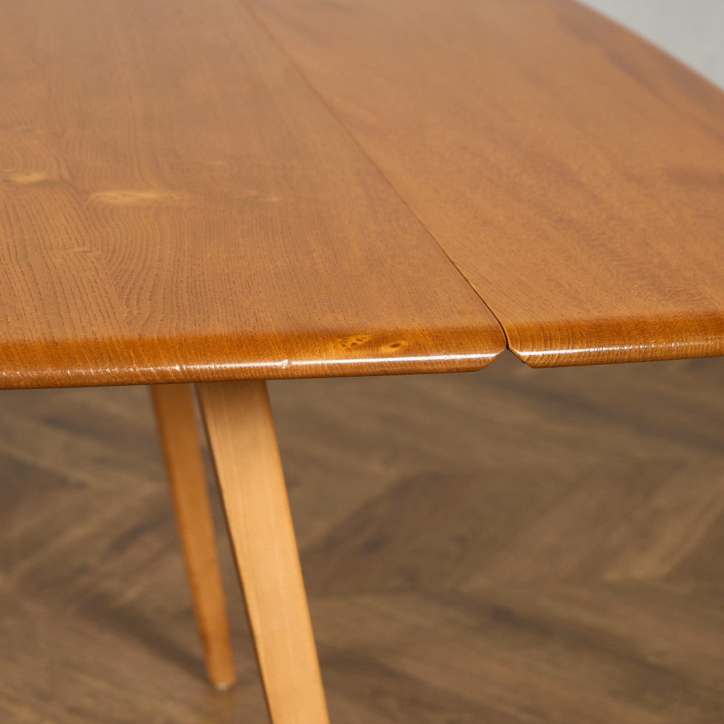 ヴィンテージ レクタングル ドロップリーフ ダイニングテーブル 492