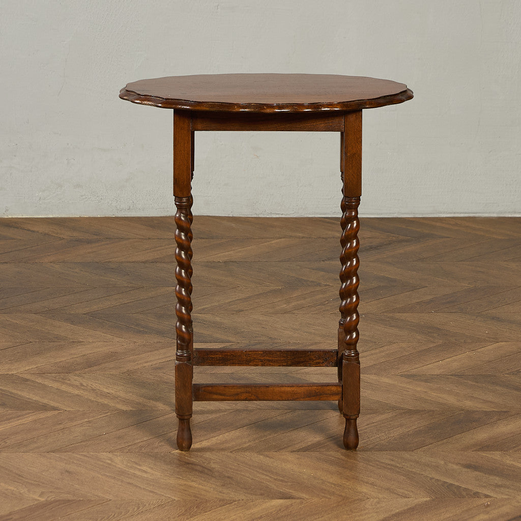 英国 クラシック バーリーシュガーツイスト サイドテーブル