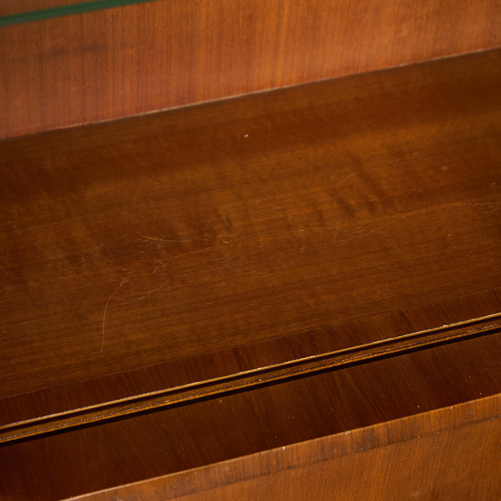 ヴィンテージ ガラス キャビネット ブックケース