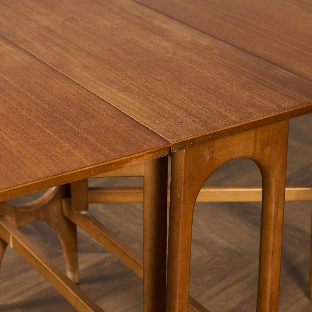 イギリス ヴィンテージ ドロップリーフ ゲートレッグテーブル