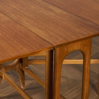 イギリス ヴィンテージ ドロップリーフ ゲートレッグテーブル