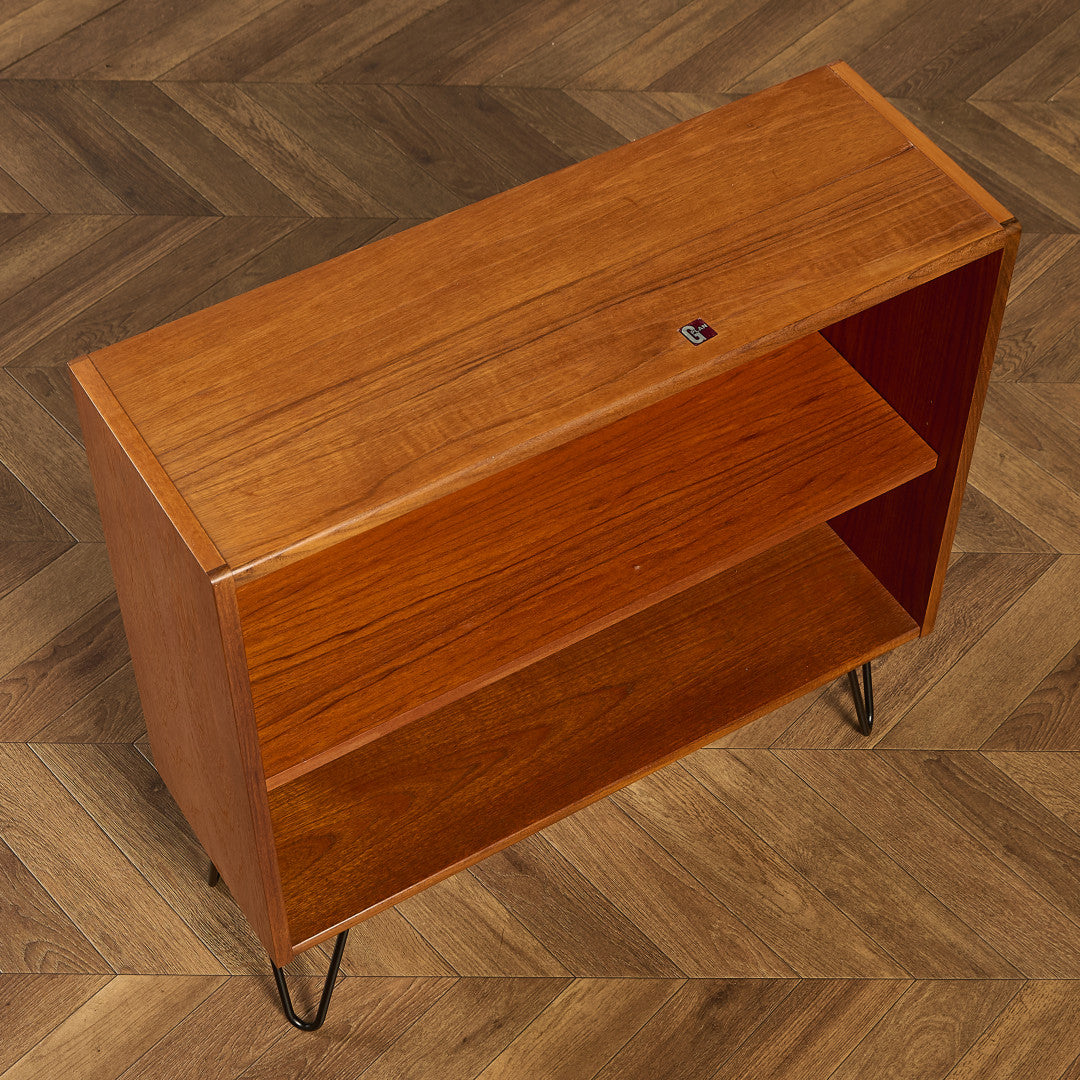 ヴィンテージ ブックシェルフ カスタム アイアンヘアピンレッグ