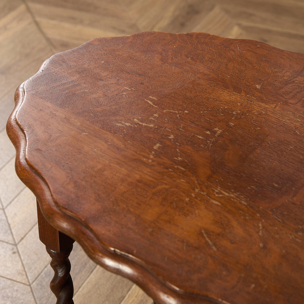 英国 クラシック バーリーシュガーツイスト サイドテーブル