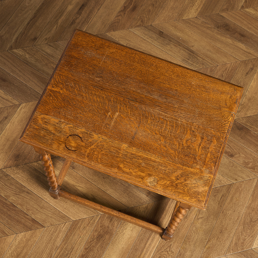 英国 クラシック バーリーシュガーツイスト サイドテーブル #97351