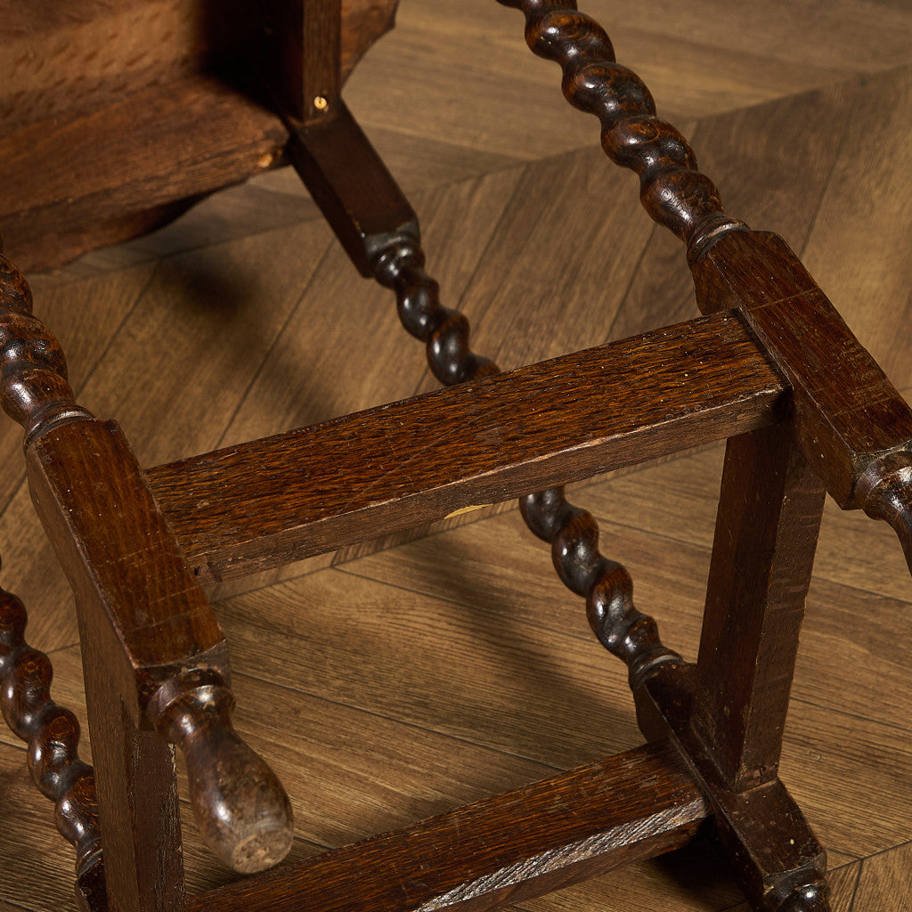 英国 クラシック バーリーシュガーツイスト サイドテーブル