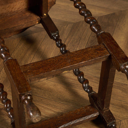 英国 クラシック バーリーシュガーツイスト サイドテーブル