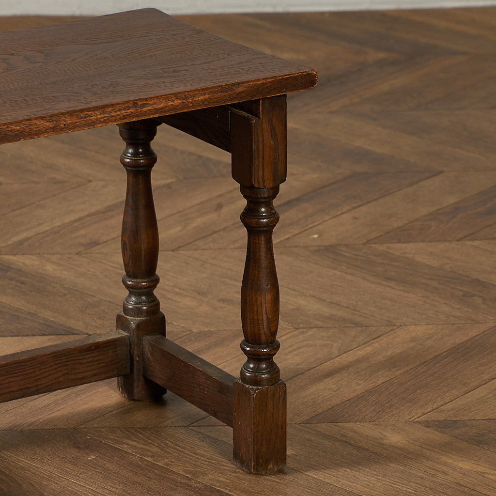 英国 クラシック オーク材 ネストテーブル