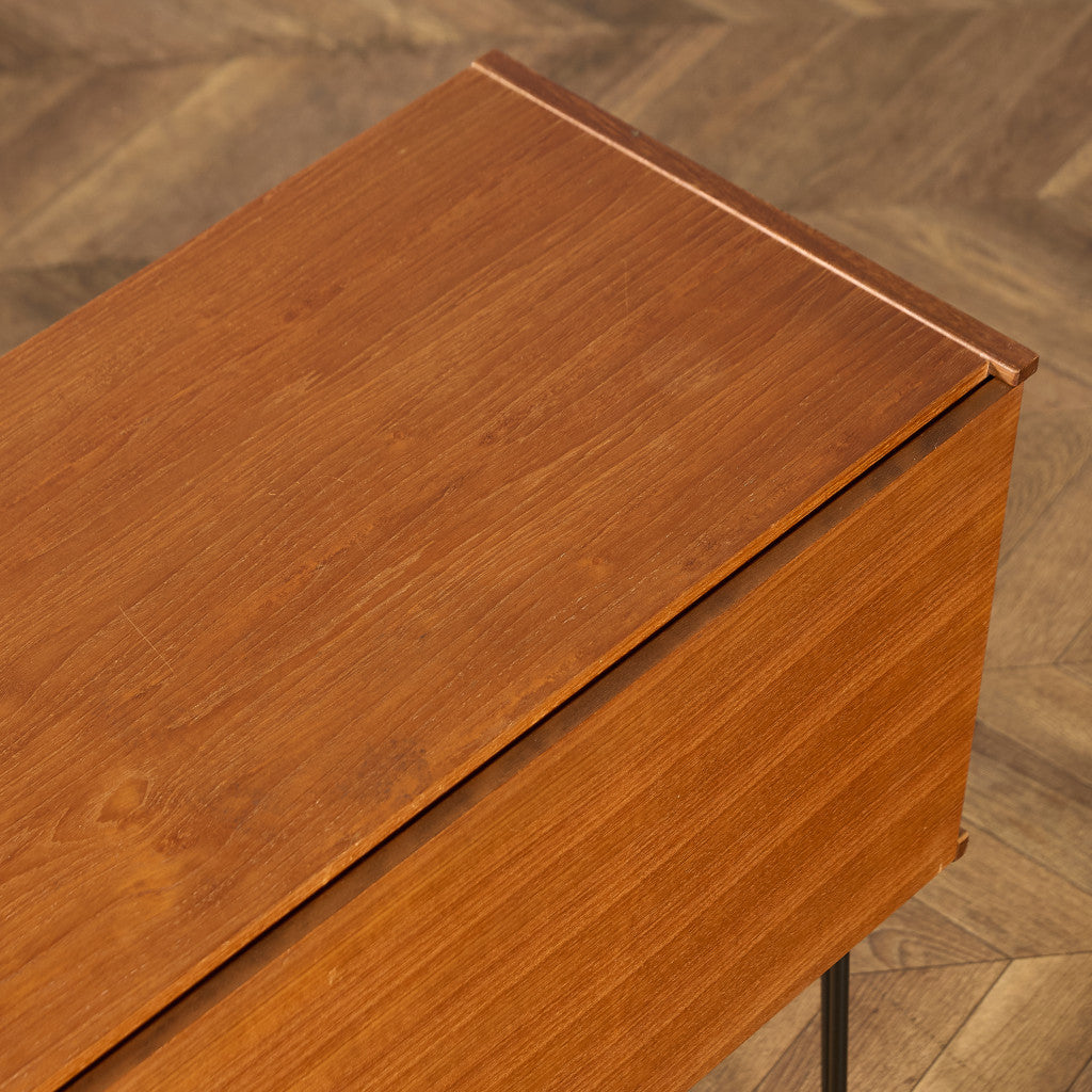 ヴィンテージ キャビネット カスタム アイアン ヘアピンレッグ