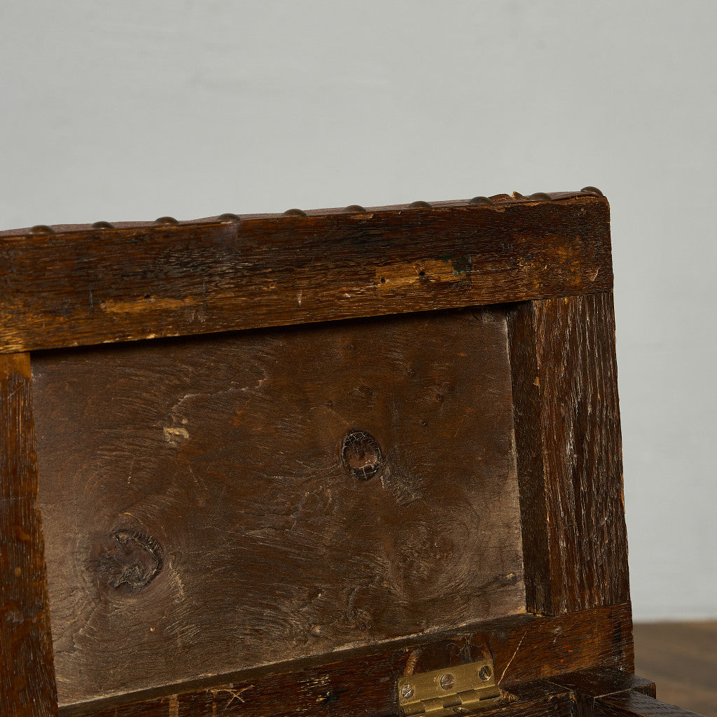 英国 クラシック 収納付 スツール #90015