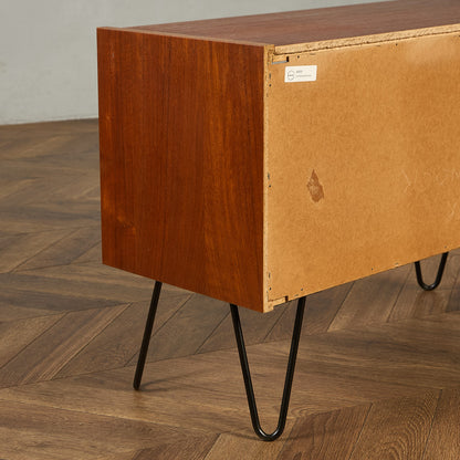 英国 ヴィンテージ ブックシェルフ カスタム アイアンヘアピンレッグ