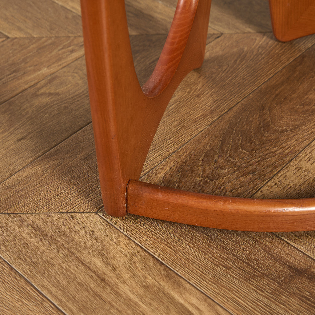 ヴィンテージ ガラストップ ネスト コーヒーテーブル